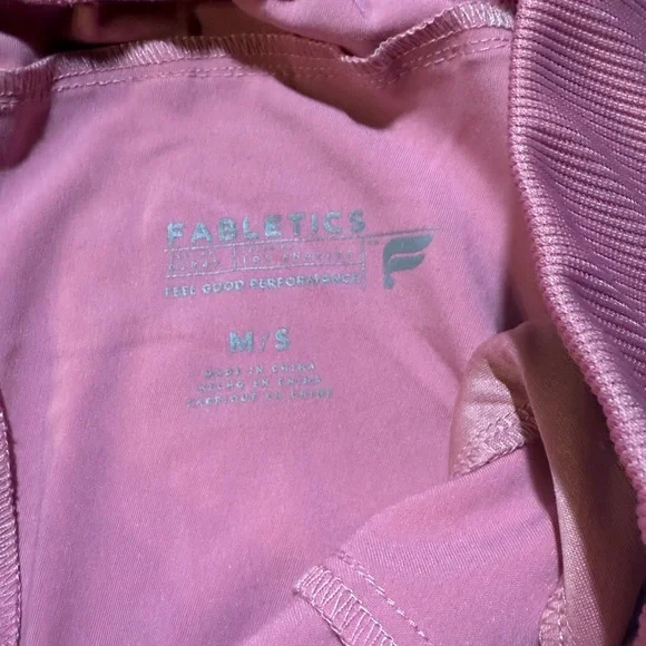 Fabletics Scrub Pants Cashmere Pink Women’s Medium Jogger Medical Scrubs - Picture 4 of 4